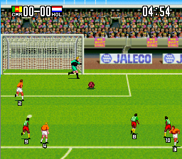 Super Goal! 2 (USA) In game screenshot